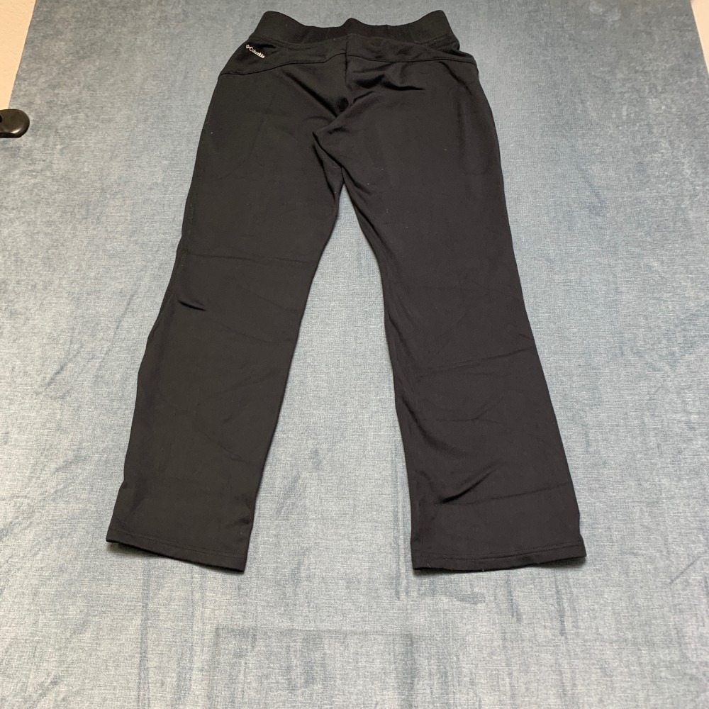 Columbia Athletic Pants Womens Medium Black Performance Elastic Waist Pull On